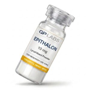 Vial Epithalon 10 mg, tetrapéptido de longevidad, GP Labs