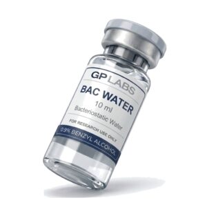 Agua bacteriostática 10 ml GP Labs – vial BAC Water USP para reconstituir péptidos