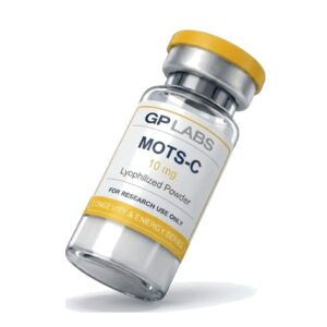 MOTS-c 10 mg GP Labs – vial de péptido mitocondrial +99% pureza